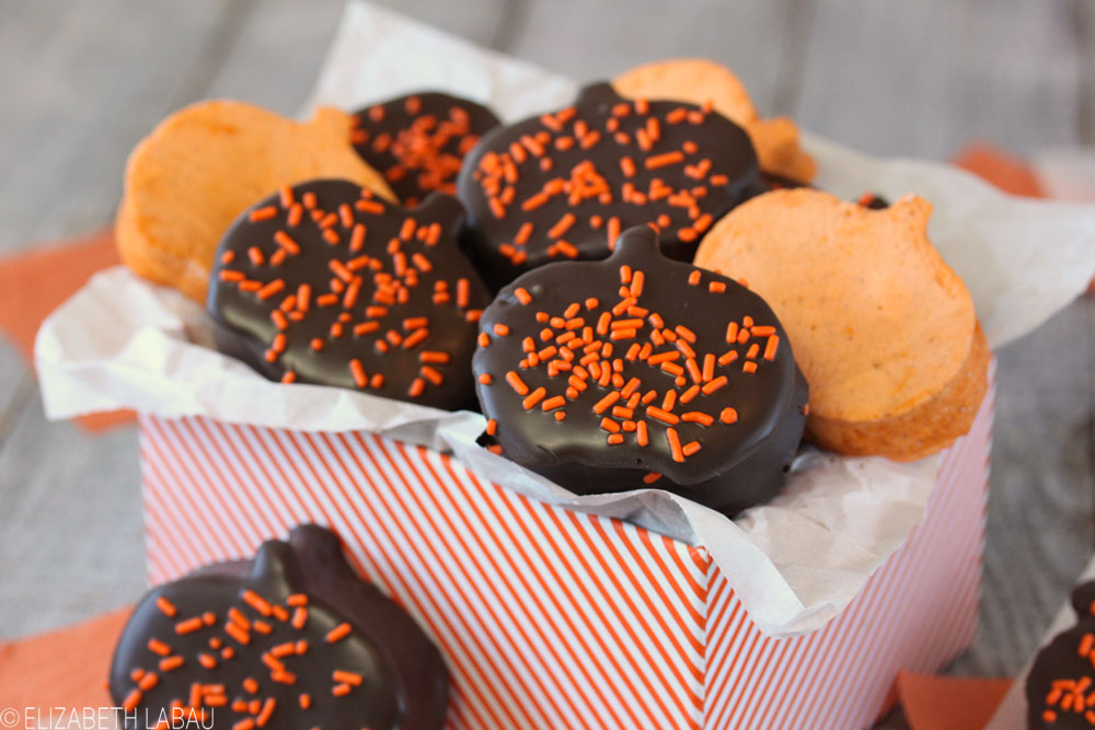 Chocolate-Covered Pumpkin Marshmallows